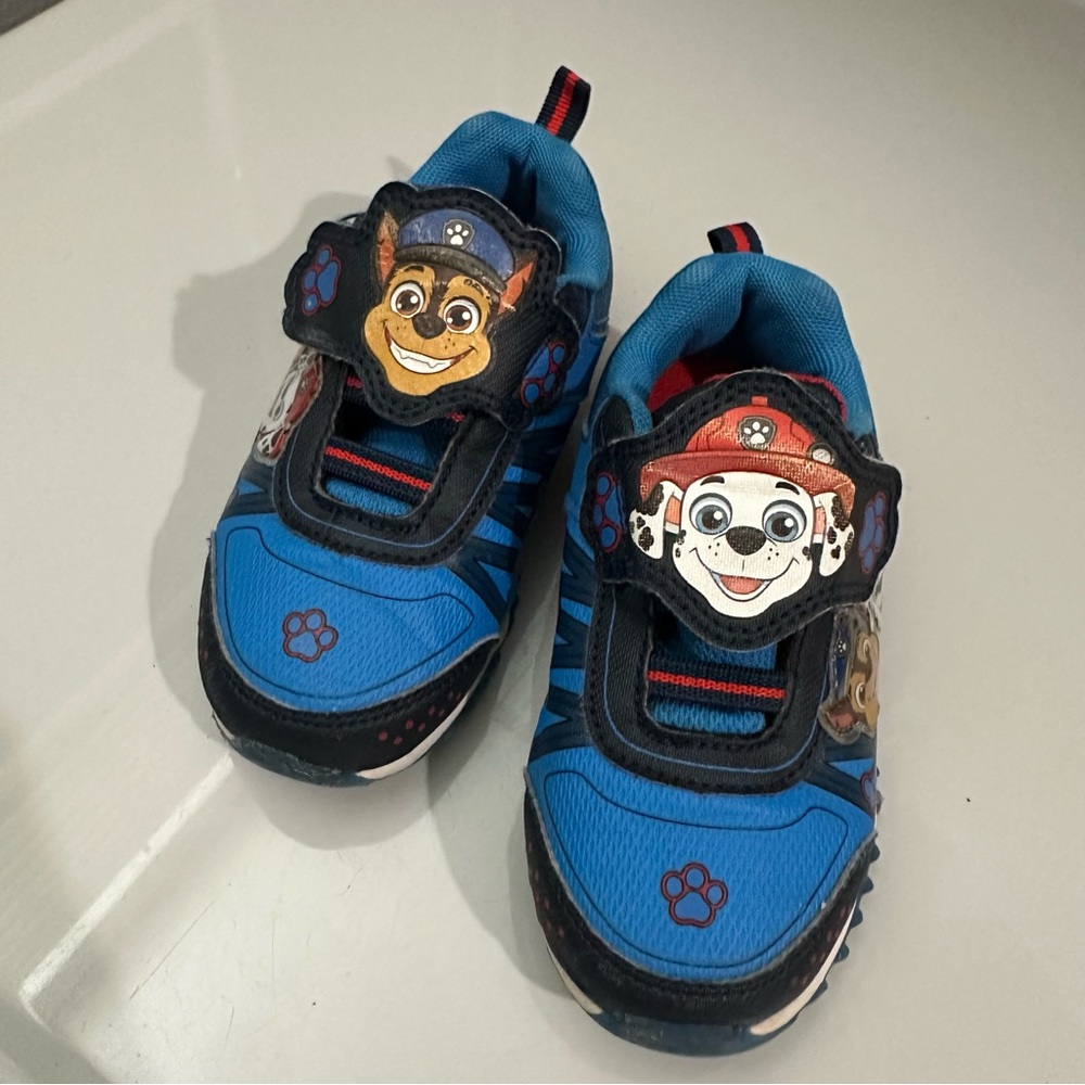 Paw Patrol toddler Shoes - Blue and Black